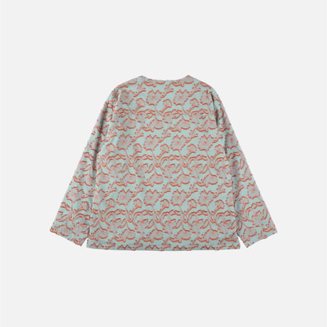 FLOWER JQD SHIRTS CARDIGAN MINT 【Tuitaci】【朔】