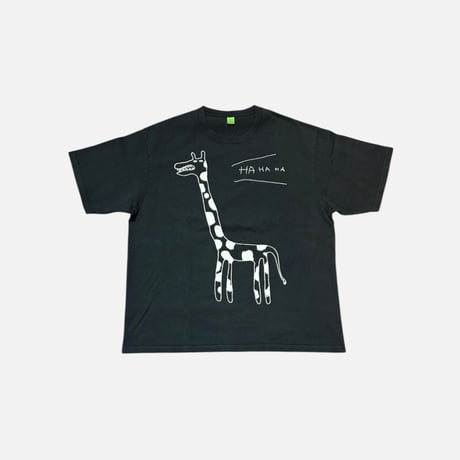 GIRAFFE S/S TEE <black>【warau】