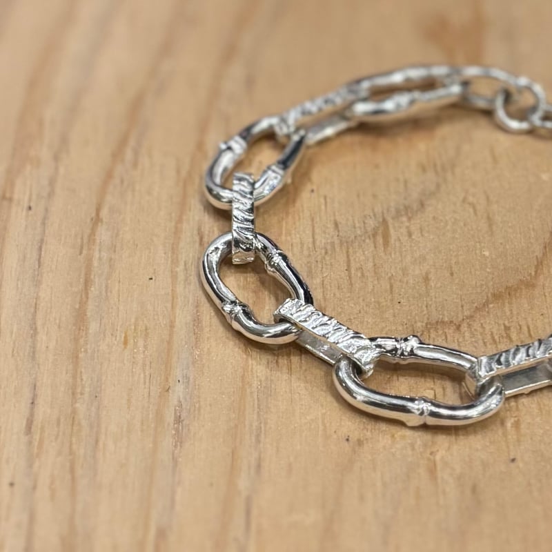 ほぼ新品　未着用　定価¥72600 シルバー　ブルーナボイン　竹虎ブレス ほぼ新品 未着用 定価¥72600 シルバー ブルーナボイン 竹虎