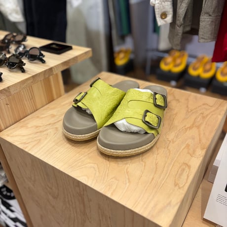 CC DOUBLE STRAP LEATHER SANDAL 【ChahChah】サンダル/夏