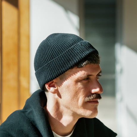 WASHI/RECYCLED COTTON BEANIE 【Rototo】
