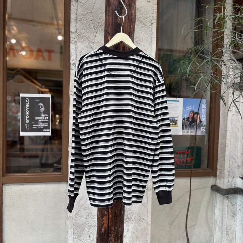 【美品】BORDERSatBALCONYPUFFSLEEVE TEE黒×白36 HIGHNECK SHORT SLEEVE RIB TEE | BORDERS at BALCONY 公式
