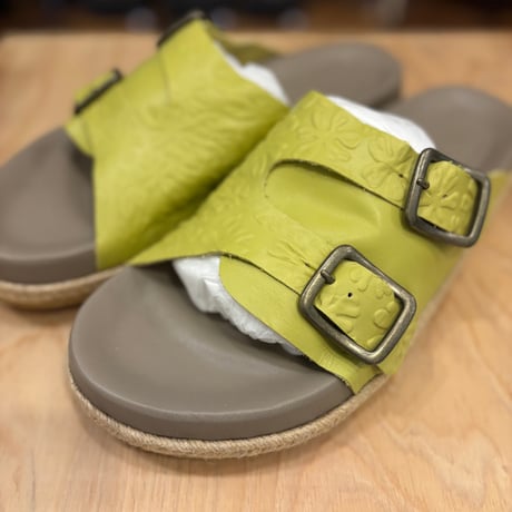 CC DOUBLE STRAP LEATHER SANDAL 【ChahChah】サンダル/夏