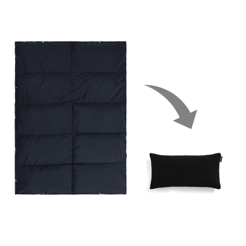 ルームダウン 超軽量 800FP 羽毛膝掛け クッションカバー付き