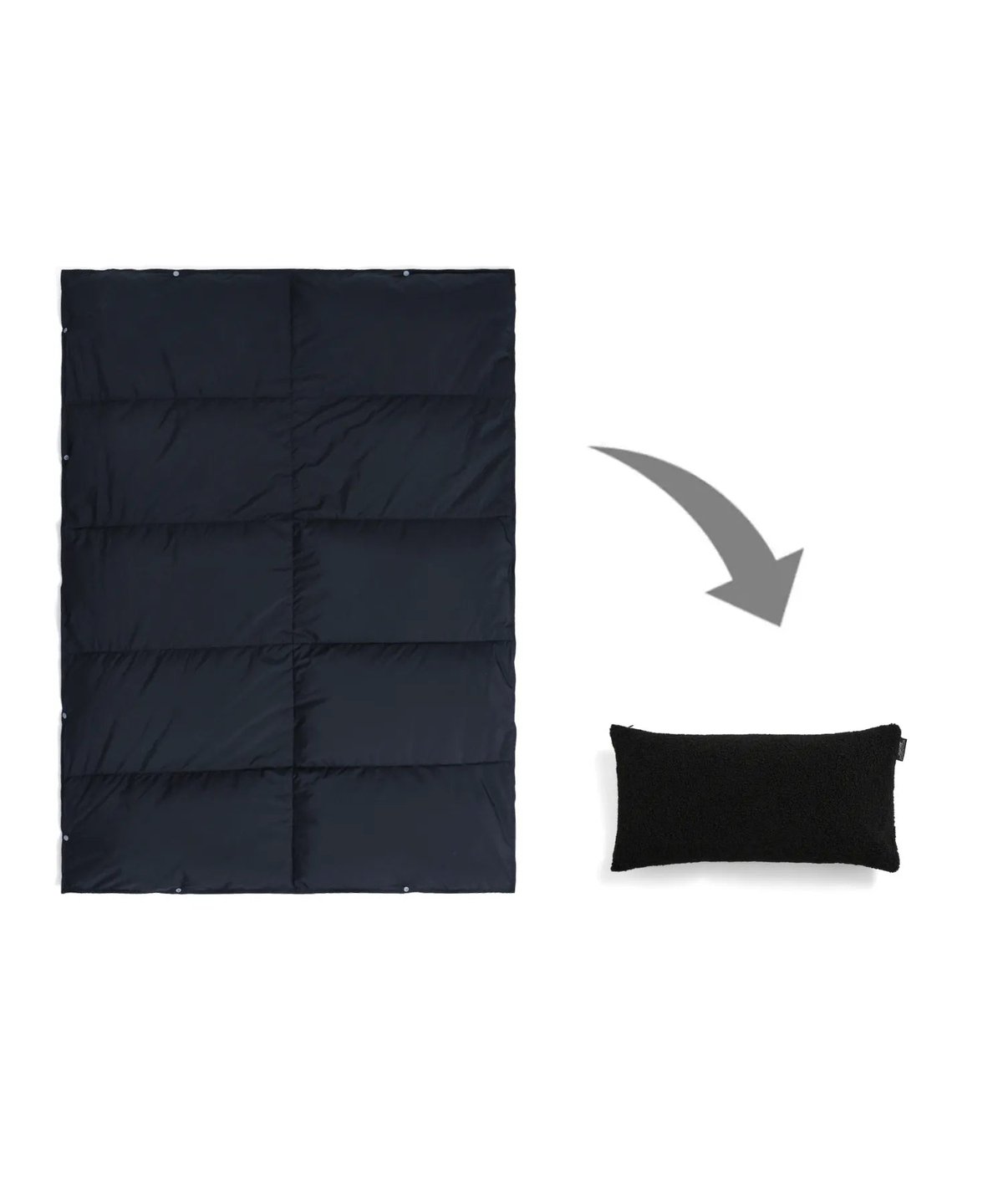 ルームダウン 超軽量 800FP 羽毛膝掛け クッションカバー付き