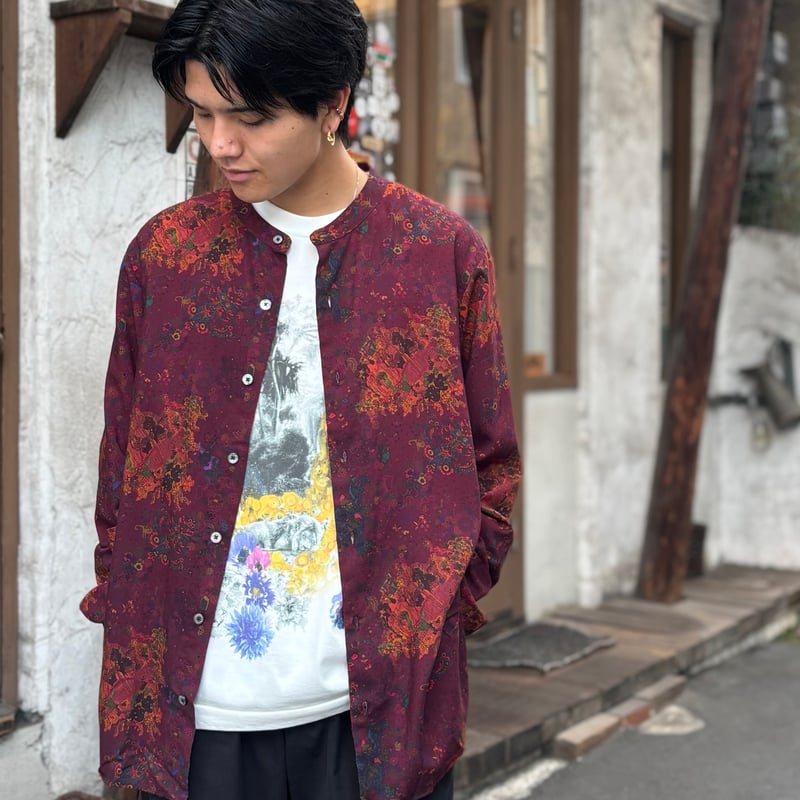 DAY NIGHT スナフシャツ <burgundy> 【BRU NA BOINNE】 | C
