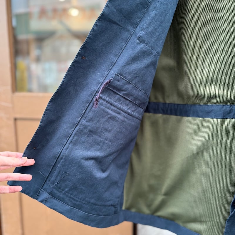 TREE W JACKET” <navy> 【THE UNION】 【THE FABRIC】