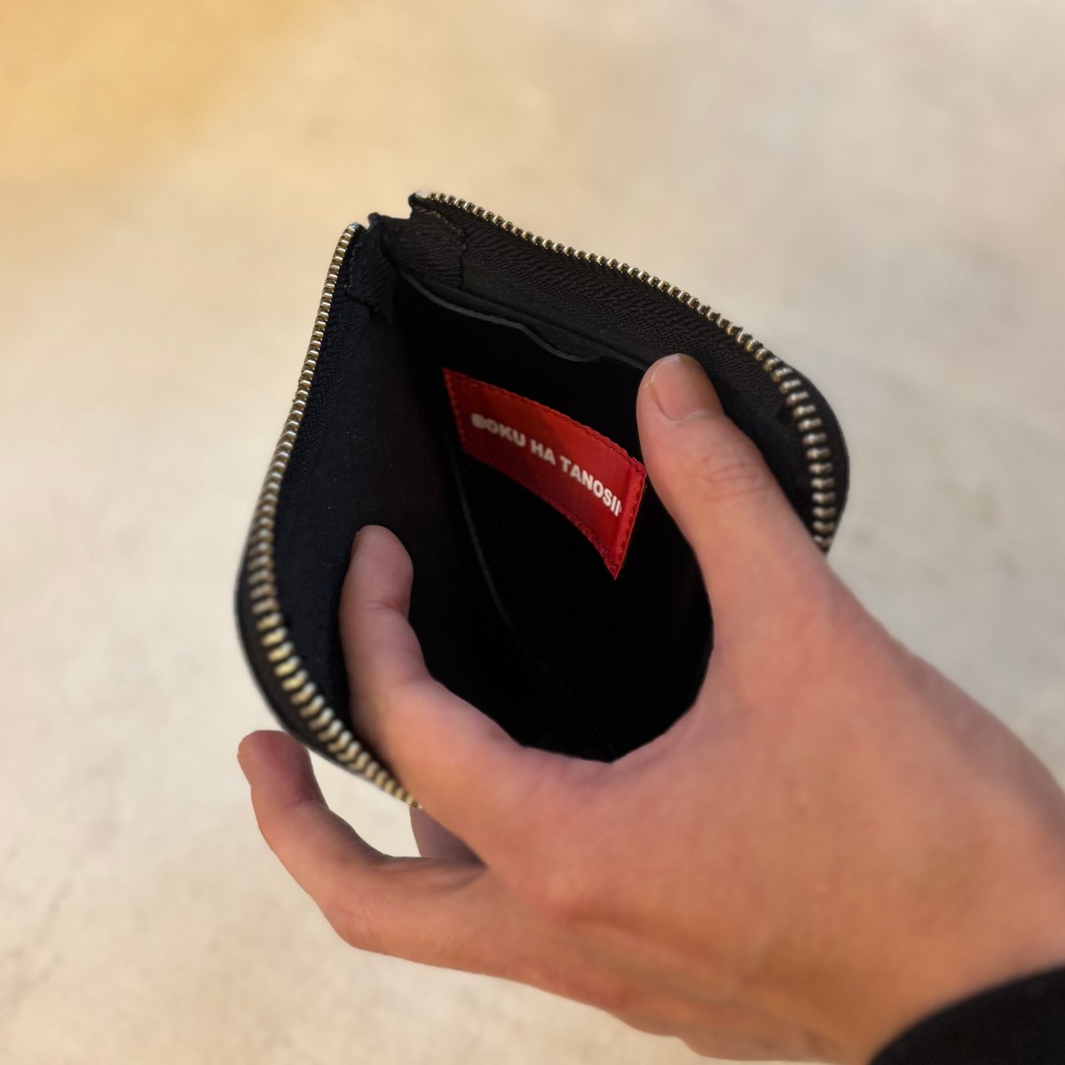 ボクタノウォレット <black> 【BOKU HA TANOSII】 | CLOTH+CROSS