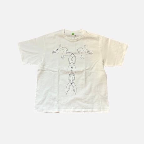 Doub DoraS/S TEE <white>【warau】