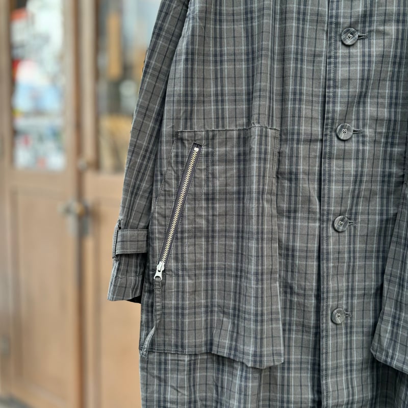 パラドックスコート“check” 【BRU NA BOINNE】 | CLOTH+CROSS パラドックスコート“check” 【BRU NA BOINNE】 | CLOTH+CROSS