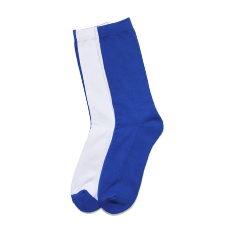 LIXTICK TWOFACE SOXii 2PACK (B) TFS-003 (BLUE / WHITE & ORANGE)【LIXTICK】