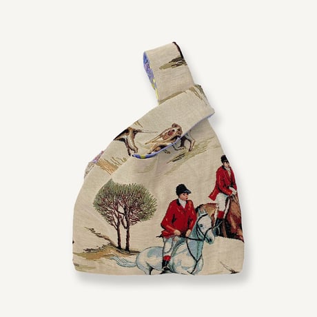 Tweed shopper bag