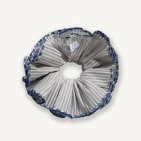 【MiKO】Big scrunchie "stripe/L.Gray"