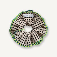 【MiKO】Big scrunchie "square polka dots"