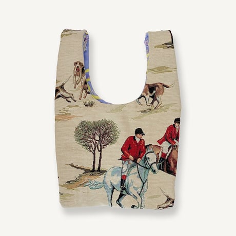 Tweed shopper bag