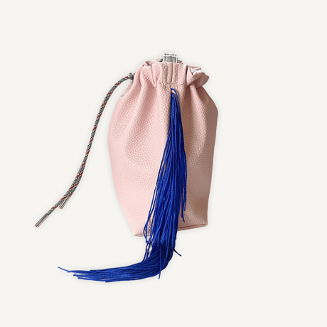 “受注制作” Fringe Kinchaku "L.Pink×Blue"