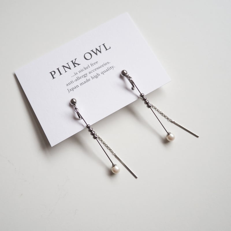 ♡auliiシリーズ ピアス イヤリング ツーリングフックピアス・イヤリング | Pink Owl Bijou