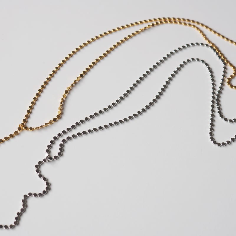 コインチェーンラリエットネックレス | Pink Owl Bijou