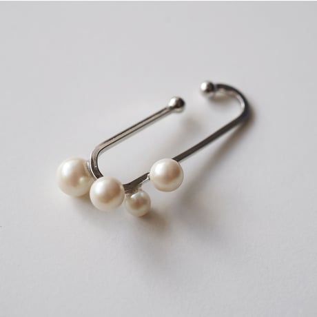 ランダムパールオーバルカフ