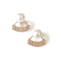 アンダーレインボーパールピアス/イヤリング