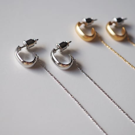 ドロップバックチェーンピアス・イヤリング