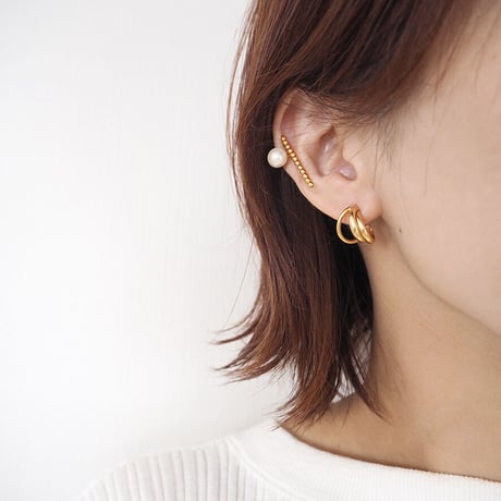 トリプルフープピアス・イヤリング