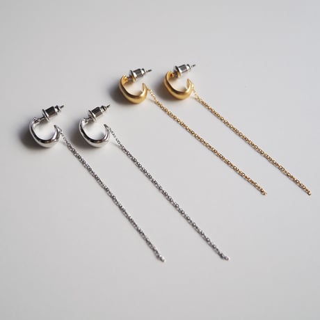 ドロップバックチェーンピアス・イヤリング