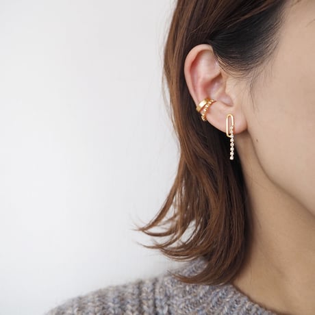 スイングスワロオーバルピアス・イヤリング