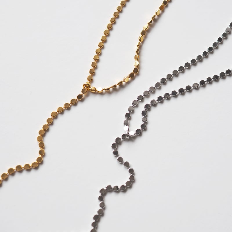 コインチェーンラリエットネックレス | Pink Owl Bijou