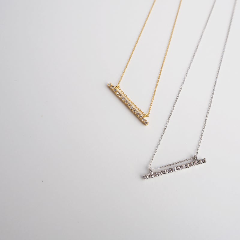 胡桃です 純Pt リバーシブル ボリュームネックレス41cm アジャスター スワロバーアジャスター付きネックレス | Pink Owl Bijou