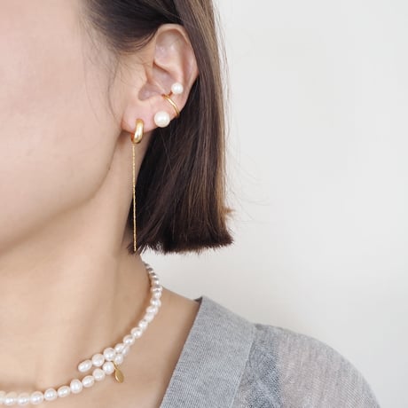 ドロップバックチェーンピアス・イヤリング