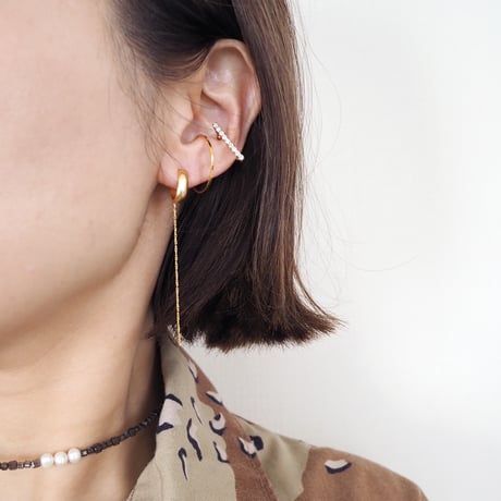 ドロップバックチェーンピアス・イヤリング