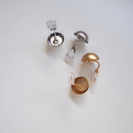 ハーフドームピアス・イヤリング