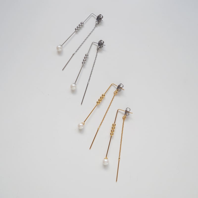 インターバルアメリカンピアス・イヤリング | Pink Owl Bijou