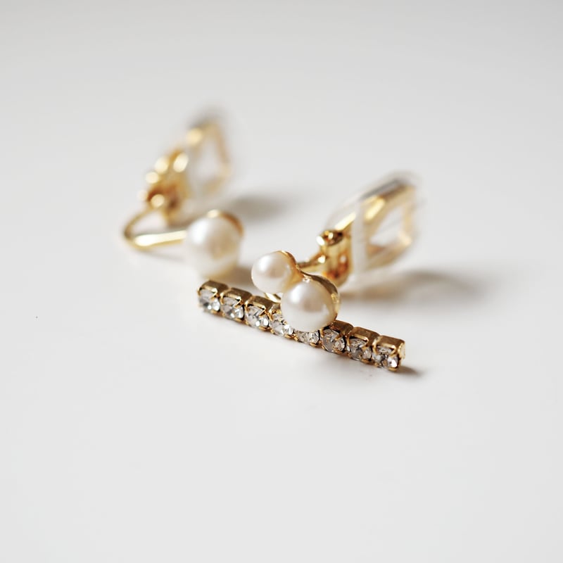 パールスワロYピアス・イヤリング | Pink Owl Bijou