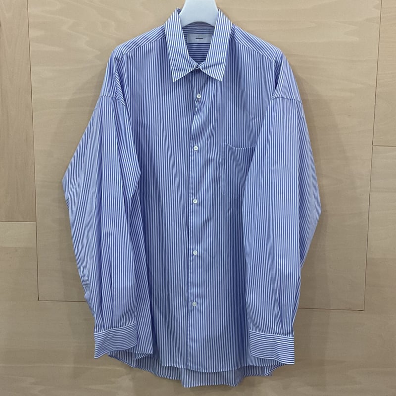 Graphpaper 23SS S/S Oversized Shirt BLUE（GRAPHPAPER グラフ 
