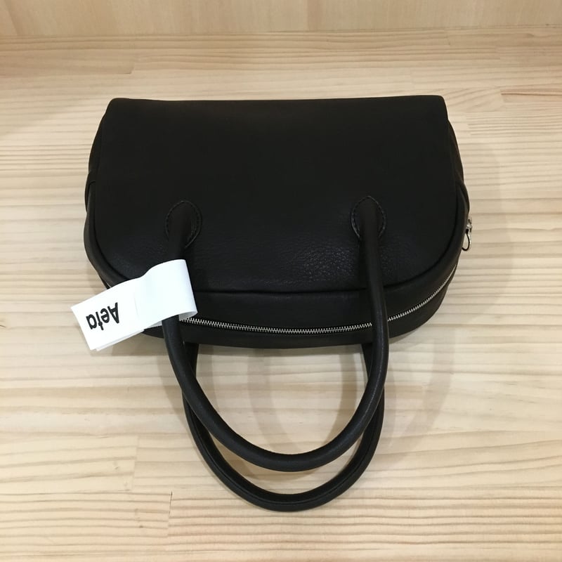 【未使用級】アエタ＊DEER LEATHER BOSTONハンド Aeta / DA25 / DEER BOSTON (S) (BLACK) | casagucca