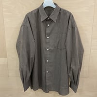 Fresh Service / FSC262 50007 / HRSFTeX L/S STRIPE SHIRT (BROWN STRIPE)