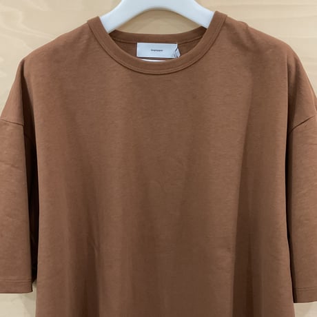 Graphpaper / GM251 70078 / Recycled Cotton Jersey S/S Tee (BROWN)