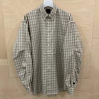 DAIWA PIER39 / TECH B.D SHIRT L/S GREN PLAID (ECRU)