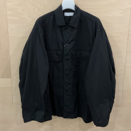 Graphpaper / GM251 50091B / Garment Dyed Fatigue Shirt (BLACK)