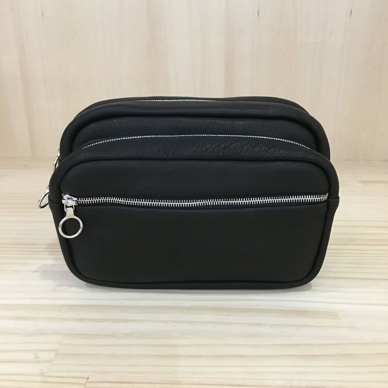 Aeta / DA27 / DEER BELT POUCH (S) (BLACK) | cas