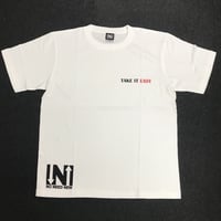 シンプルに・気楽に！TAKE IT EASYオリジナルTシャツ[ホワイト]