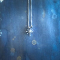 星の種 SV925 Petit Necklace-三日月と八芒星-