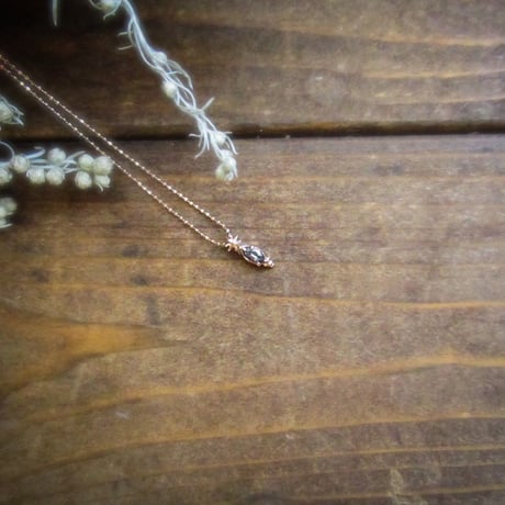Only one! Color Change Garnet K10PG Necklace-5-Ray