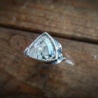 Only One Hedenbergite in Quartz Ring/ヘデンベルジャイトインクオーツリング 【13】