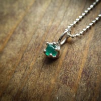 Crown Necklace -Seeds of change -Green Agate-