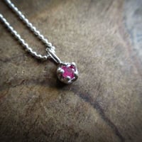 Seeds of change Necklace /Ruby