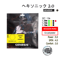 GENESIS　ヘキソニック 2.0  SET（12ｍ）