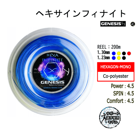 GENESIS　ヘキサインフィナイト　REEL　(200m)